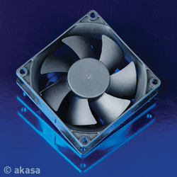 Akasa 80mm x25mm Cooling Fan Medium Speed OEM Version