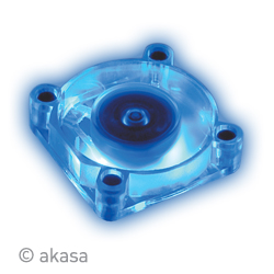 Akasa 160BL-S 40mm x 10mm Cool Blue LED Chipset Fan