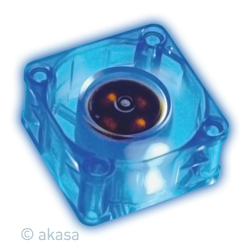 Akasa 161 BL-S 40mm x 20mm Cool Blue LED Chipset Fan