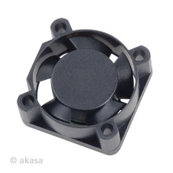 Akasa 25mm Cooling Fan 2-pin twin Ball bearing Black