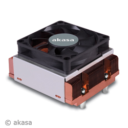 Akasa AK-384 Xeon Dempsey & Clovertown Copper Cooler 2U