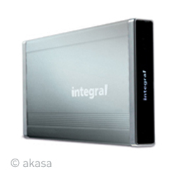 Akasa Integral P2 2.5" Drive Enclosure USB Silver