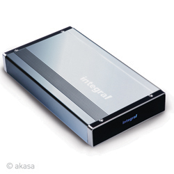 Akasa Integral P2 3.5" IDE Drive Enclosure USB Silver