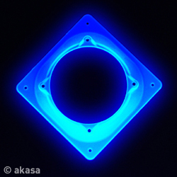 Akasa 80-120mm Fan Adaptor Blue UV Reactive