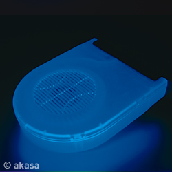Akasa Exhaust System Blower UV Reactive Transp. Blue
