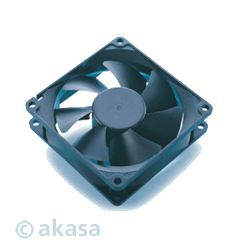 Akasa Ultra Quiet 80mm Black Case Fan Sleeve Bearing