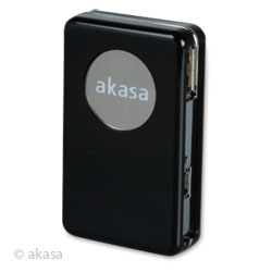 Akasa 4-Port USB 2.0 Hub Black